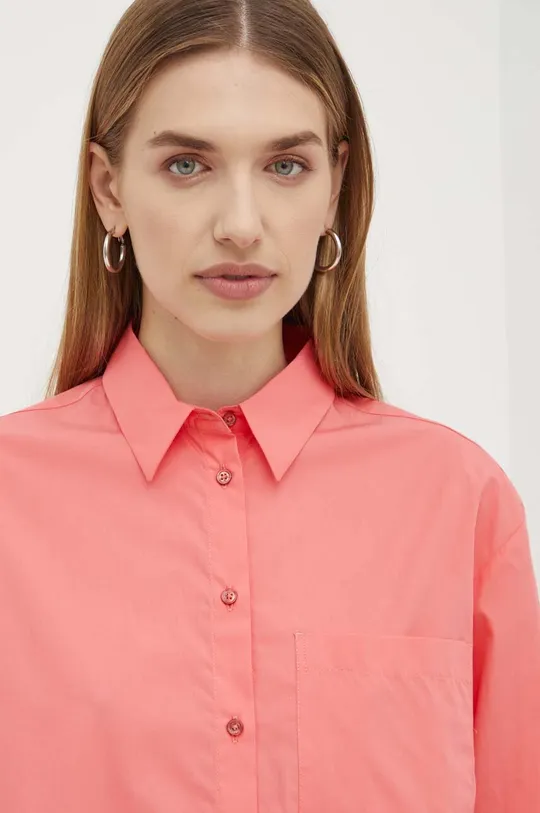 ružová Bavlnená košeľa MAX&Co.