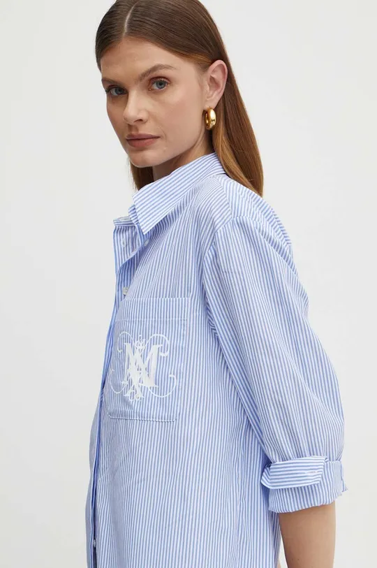 modrá Bavlnená košeľa MAX&Co.