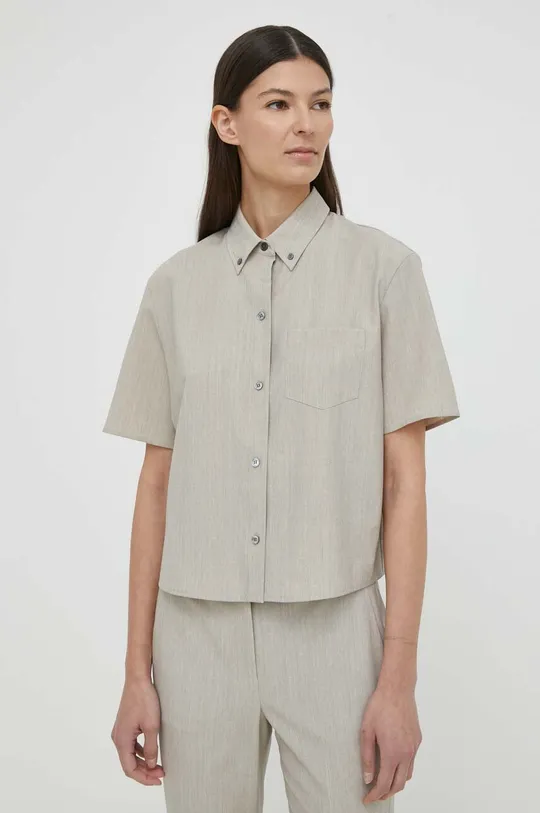 beige Theory camicia in lana