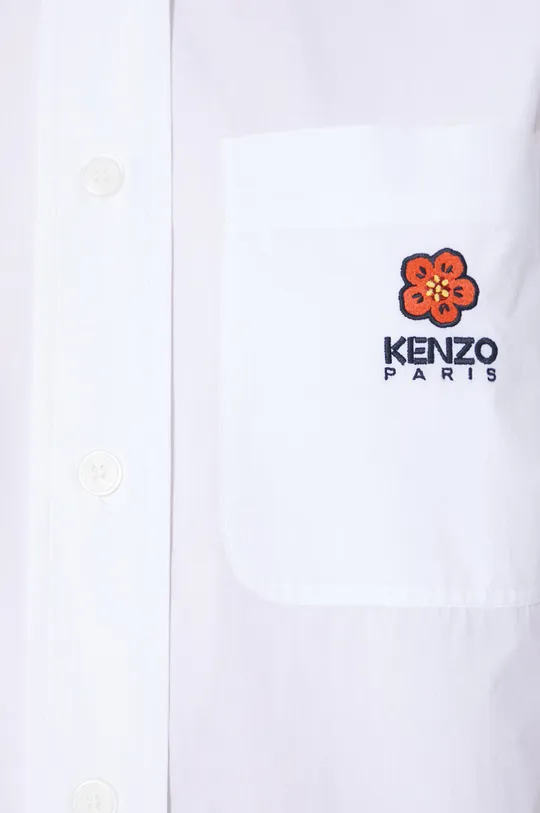 Kenzo koszula bawełniana Boke Flower Oversize Shirt Damski