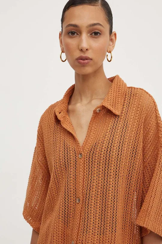 arancione Billabong camicia LARGO