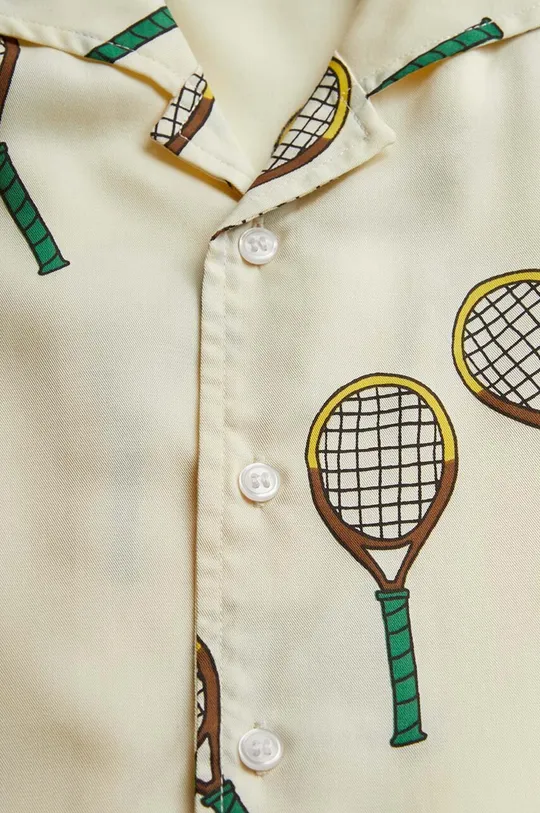 beżowy Mini Rodini koszula dziecięca Tennis