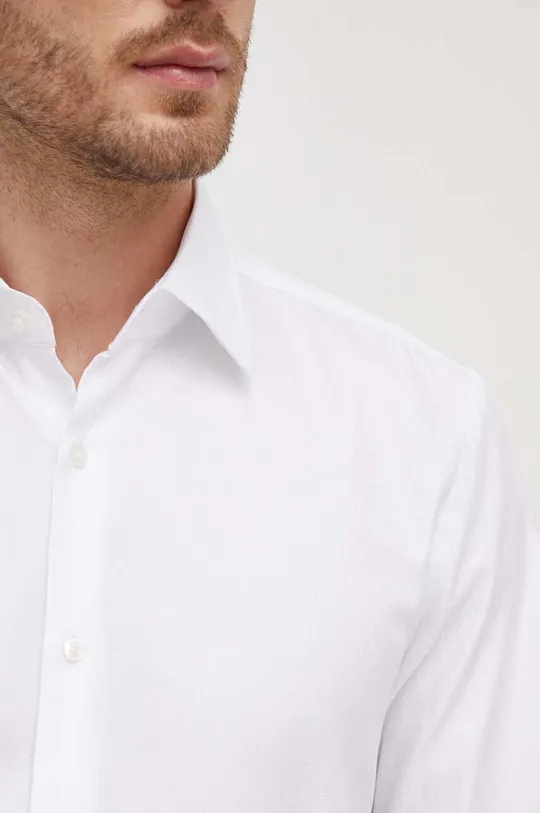 BOSS camicia in cotone bianco