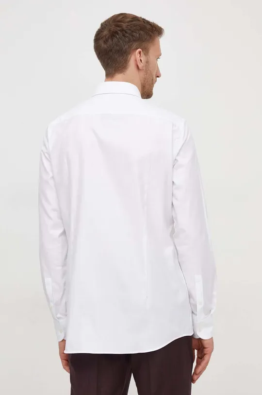 bianco BOSS camicia in cotone