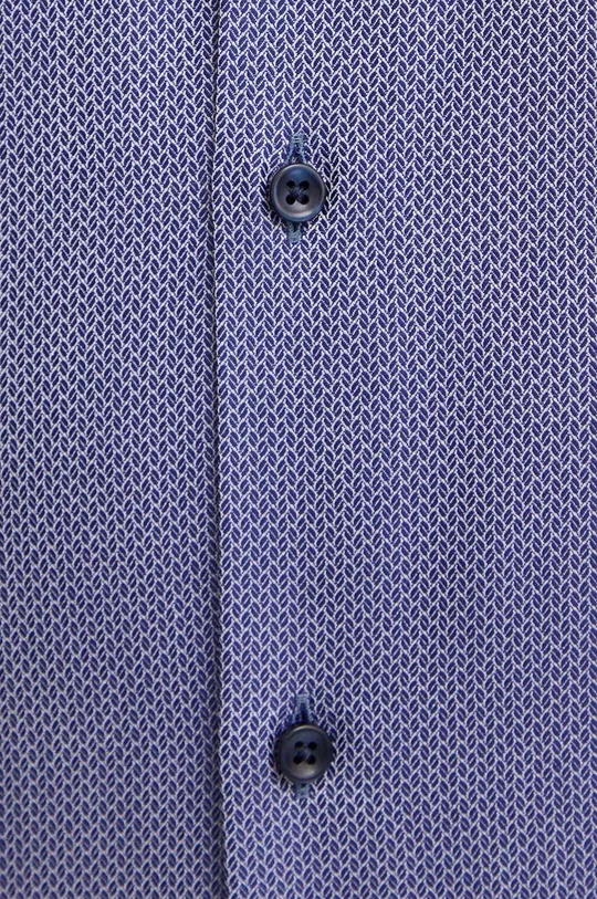 BOSS camicia in cotone blu