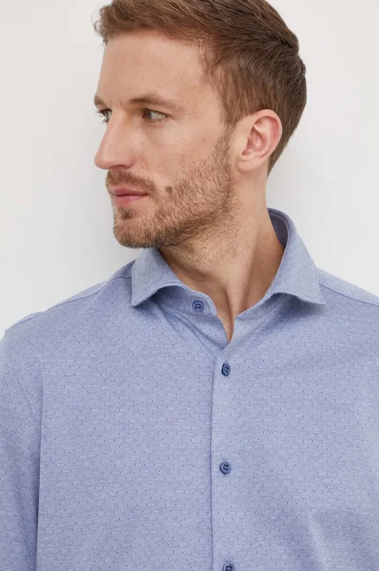 blu BOSS camicia in cotone Uomo