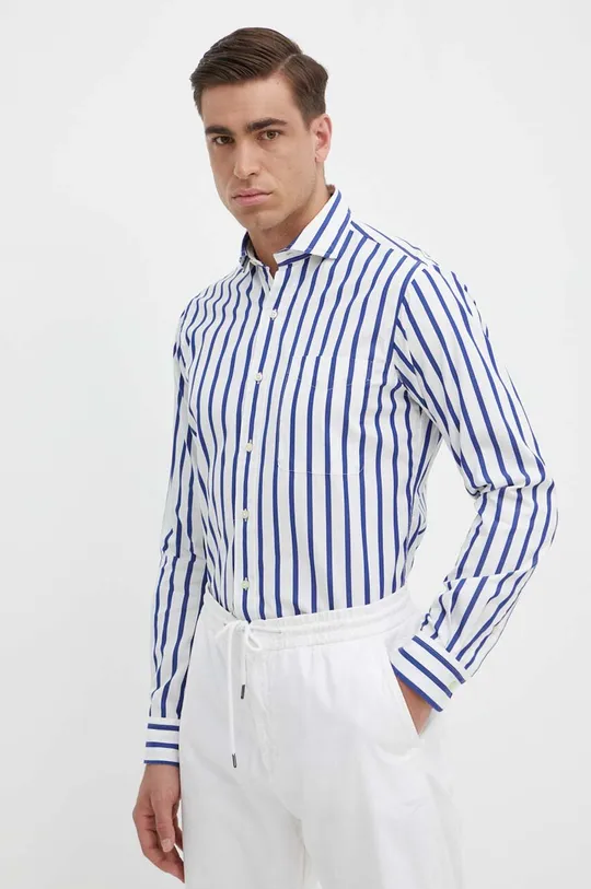 niebieski Polo Ralph Lauren koszula bawełniana Męski