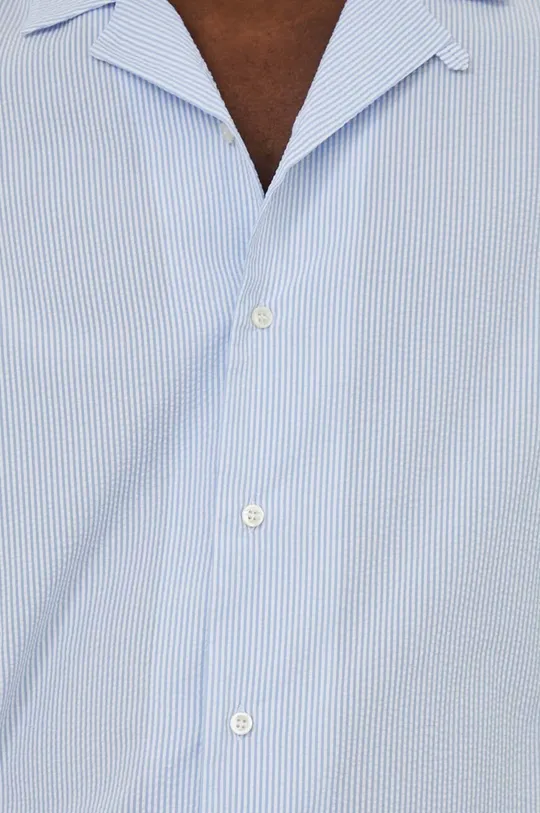 Bavlnená košeľa Paul&Shark modrá