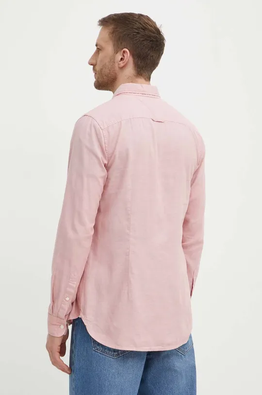 ružová Bavlnená košeľa Tommy Hilfiger