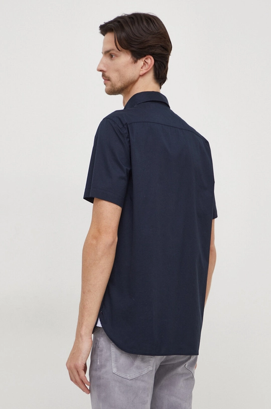 Tommy Hilfiger camicia in cotone blu navy