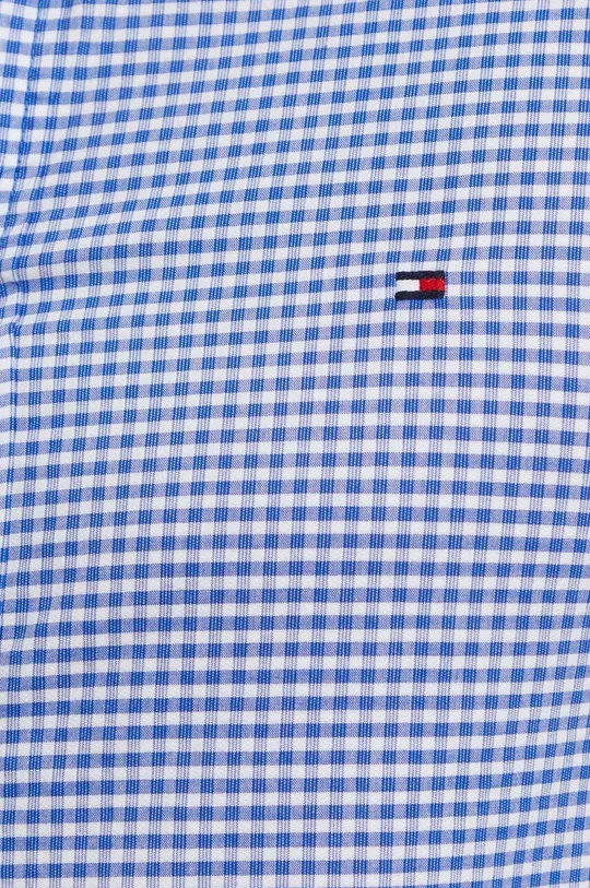 Хлопковая рубашка Tommy Hilfiger голубой
