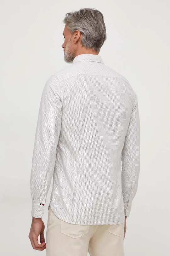 béžová Bavlnená košeľa Tommy Hilfiger