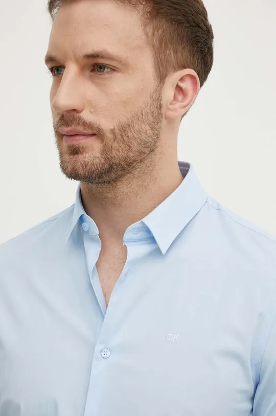 niebieski Calvin Klein koszula