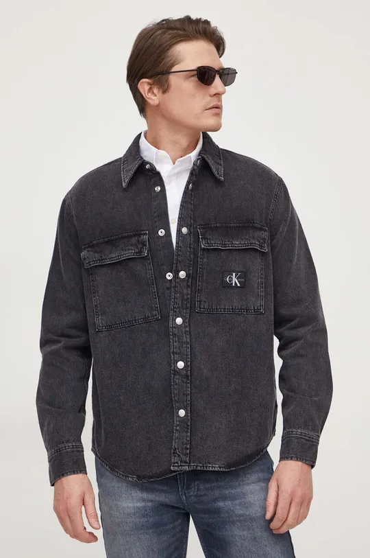 crna Traper jakna Calvin Klein Jeans Muški