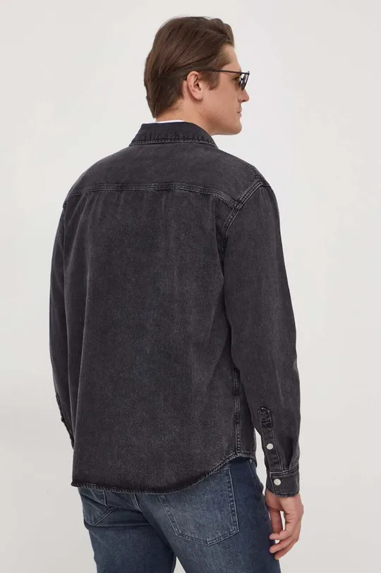 Rifľová bunda Calvin Klein Jeans Základná látka: 100 % Bavlna Iné látky: 80 % Bavlna, 20 % Recyklovaná bavlna