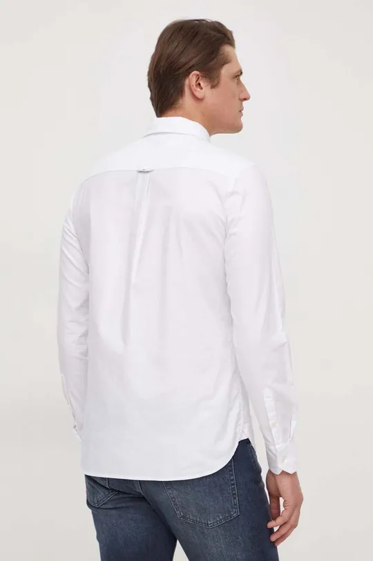 bela Bombažna srajca Calvin Klein Jeans