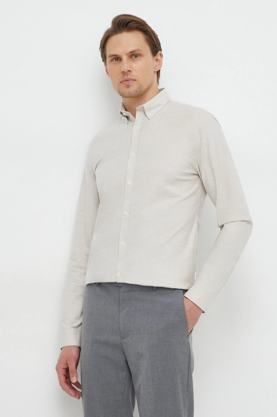 beige Lindbergh camicia Uomo