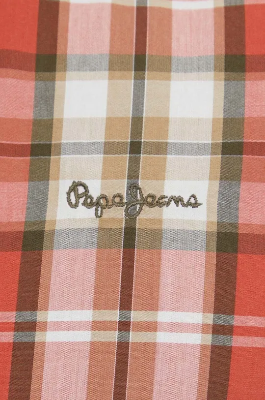 Хлопковая рубашка Pepe Jeans Мужской