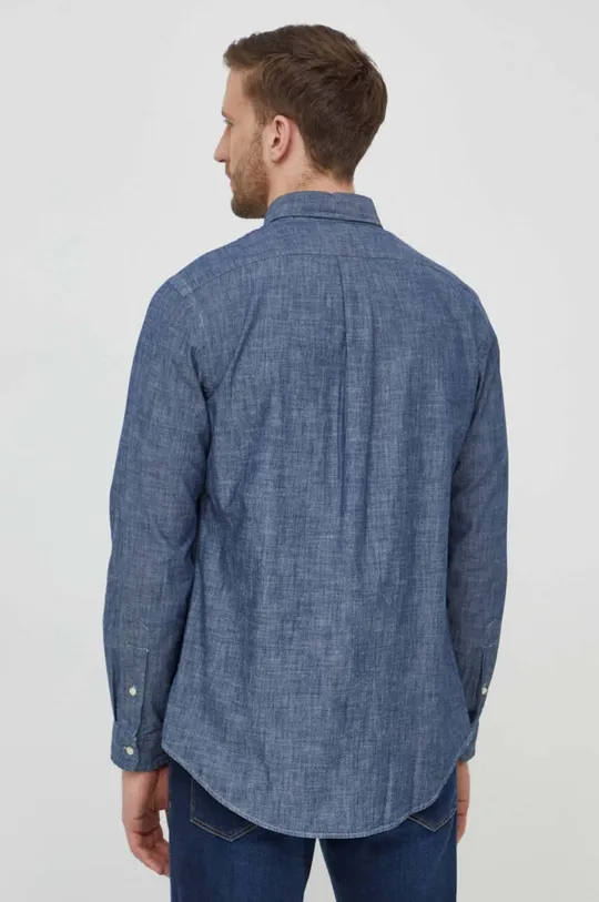 Бавовняна сорочка Polo Ralph Lauren темно-синій