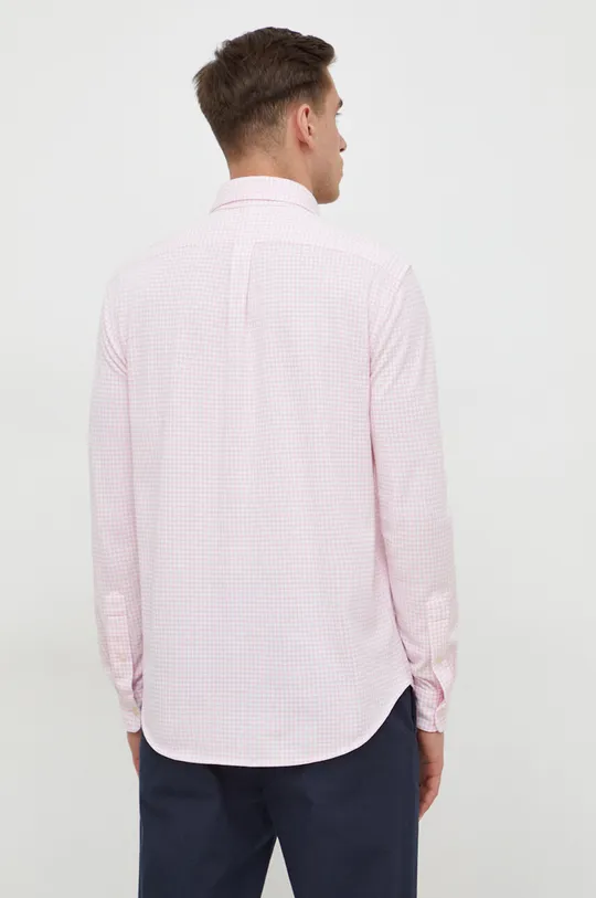 roza Pamučna košulja Polo Ralph Lauren