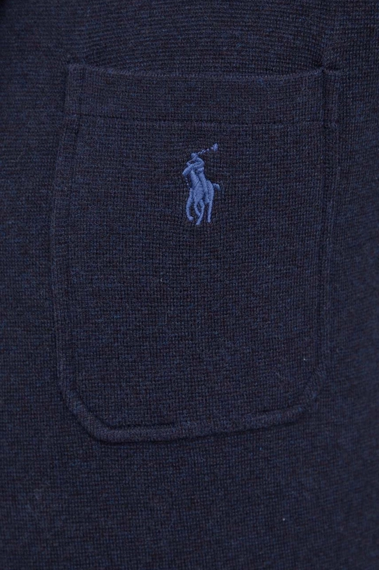 Βαμβακερή ζακέτα Polo Ralph Lauren σκούρο μπλε