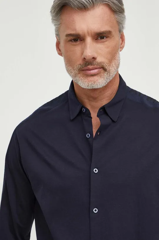 σκούρο μπλε Βαμβακερό πουκάμισο Armani Exchange