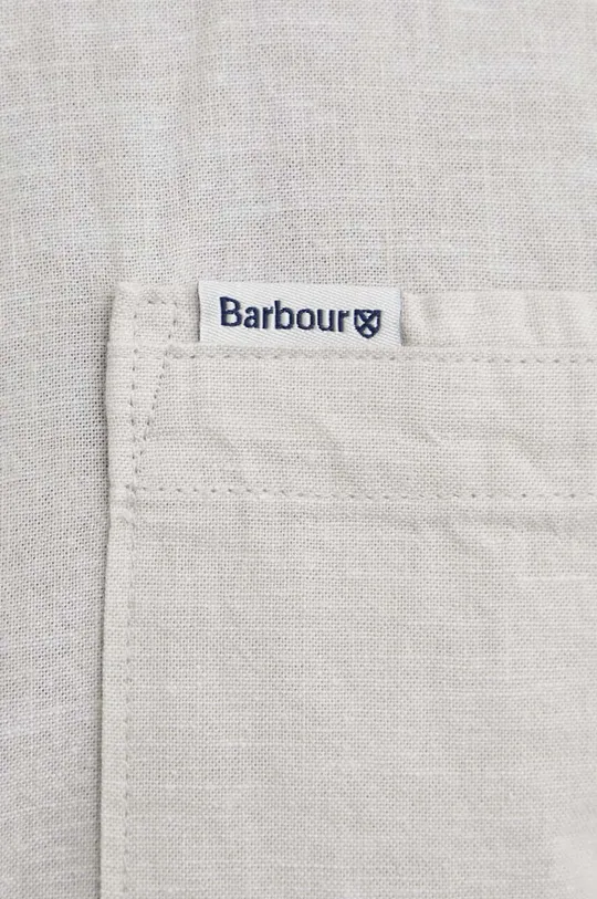 Lanena srajca Barbour Moški