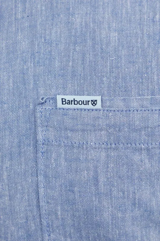 Barbour camicia di lino Uomo