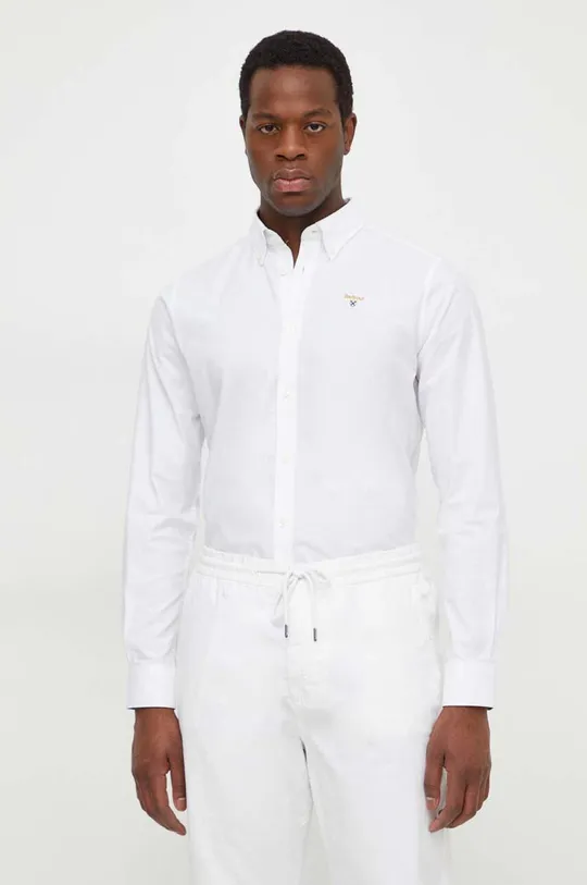 bianco Barbour camicia