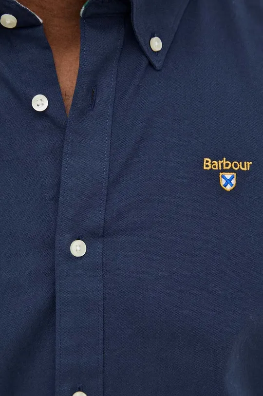 Barbour camicia blu navy
