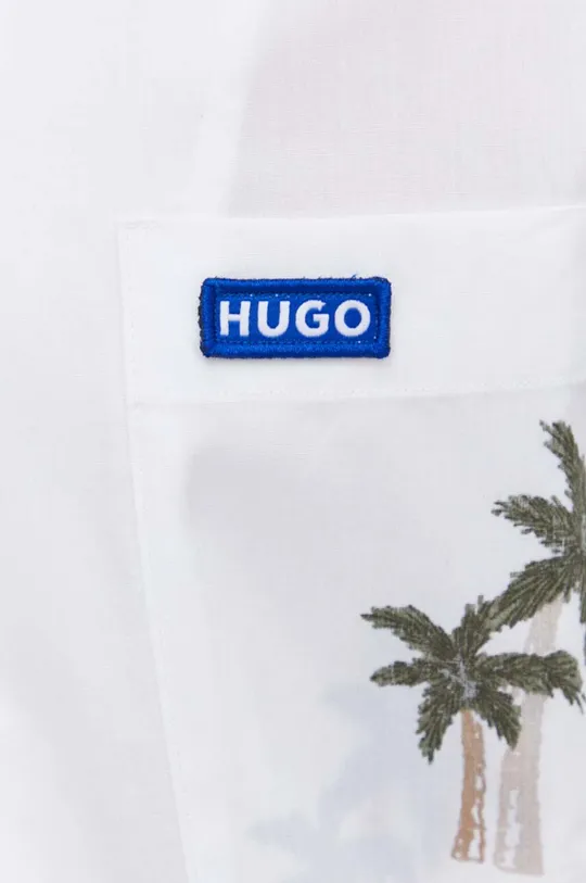 Bombažna srajca Hugo Blue Moški