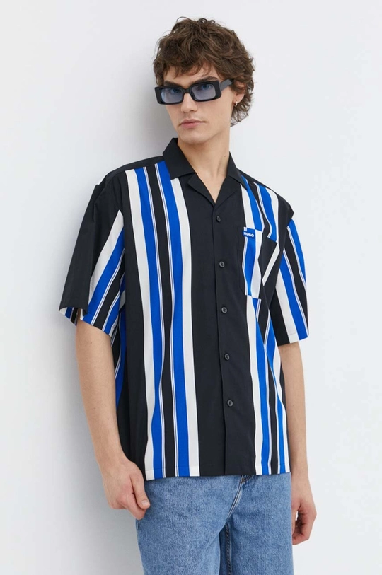 nero Hugo Blue camicia in cotone Uomo