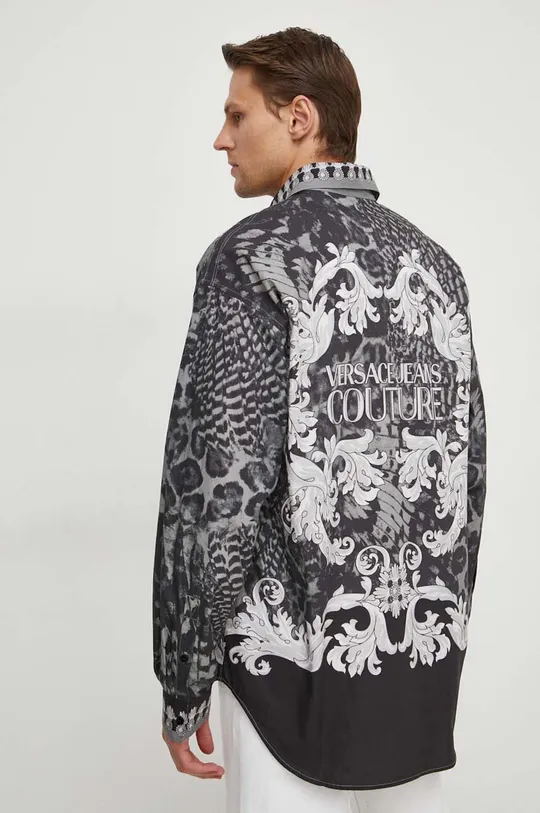 nero Versace Jeans Couture camicia in cotone