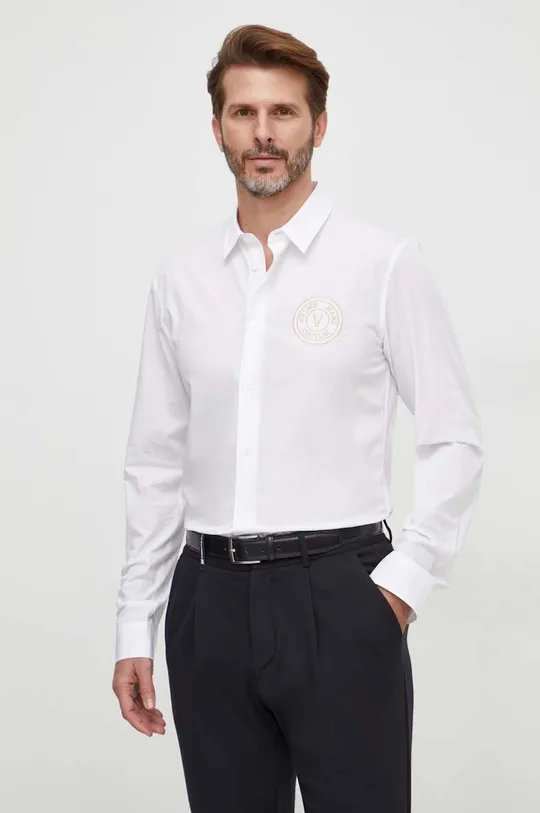 bijela Košulja Versace Jeans Couture Muški
