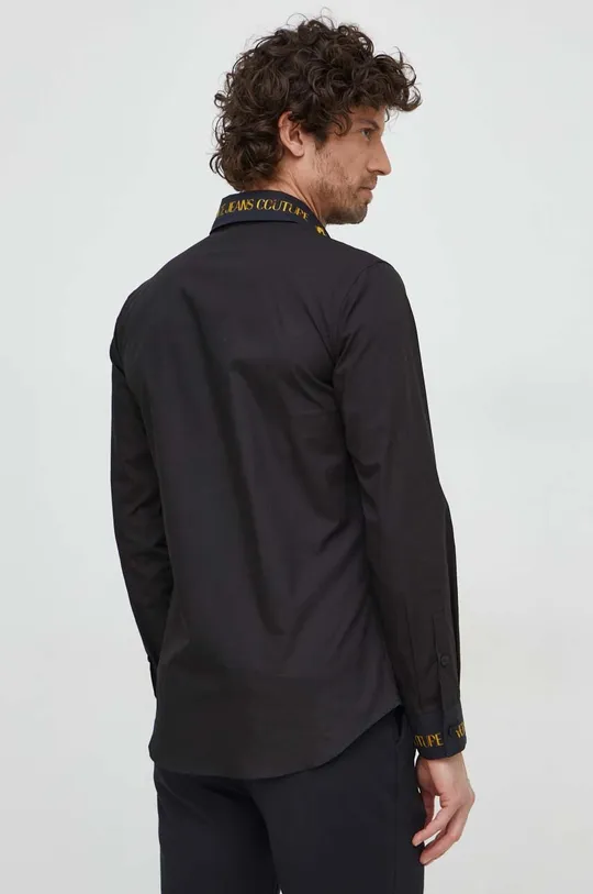 čierna Bavlnená košeľa Versace Jeans Couture