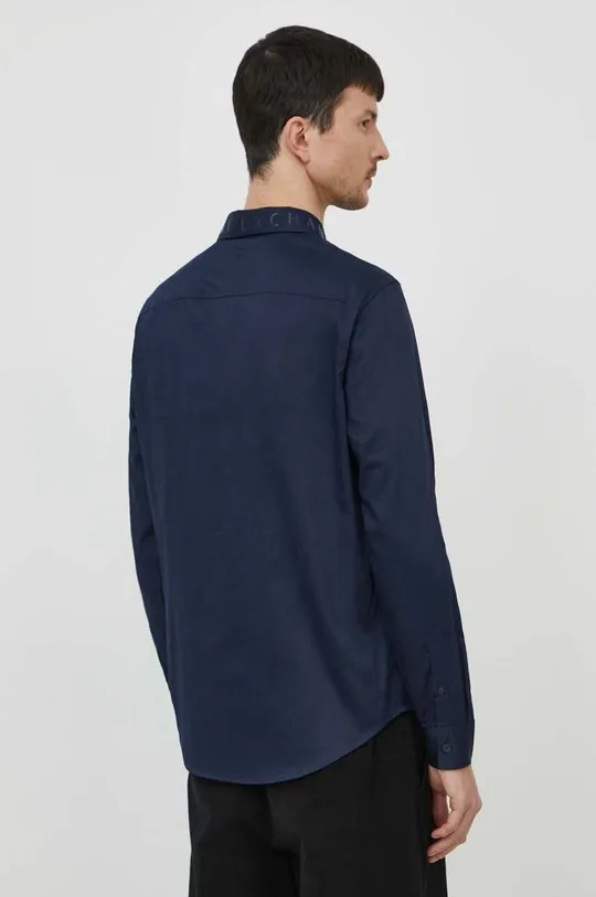 темно-синій Бавовняна сорочка Armani Exchange