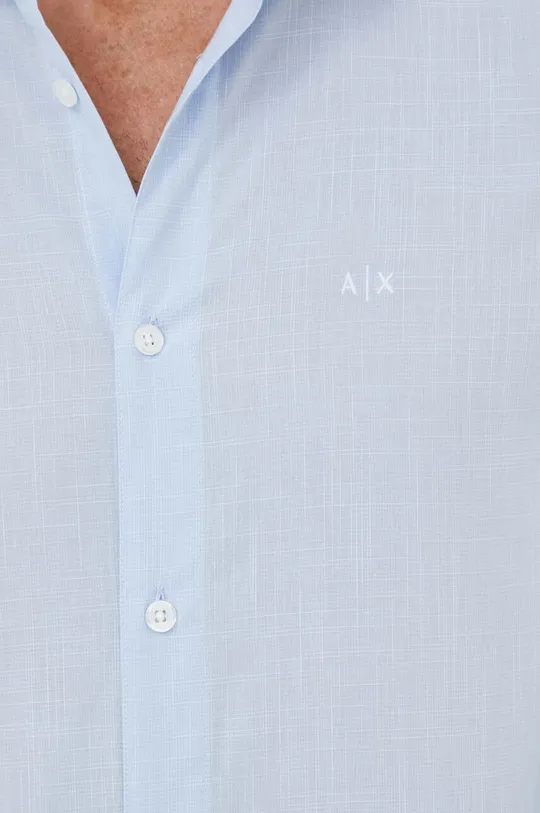 Βαμβακερό πουκάμισο Armani Exchange Ανδρικά
