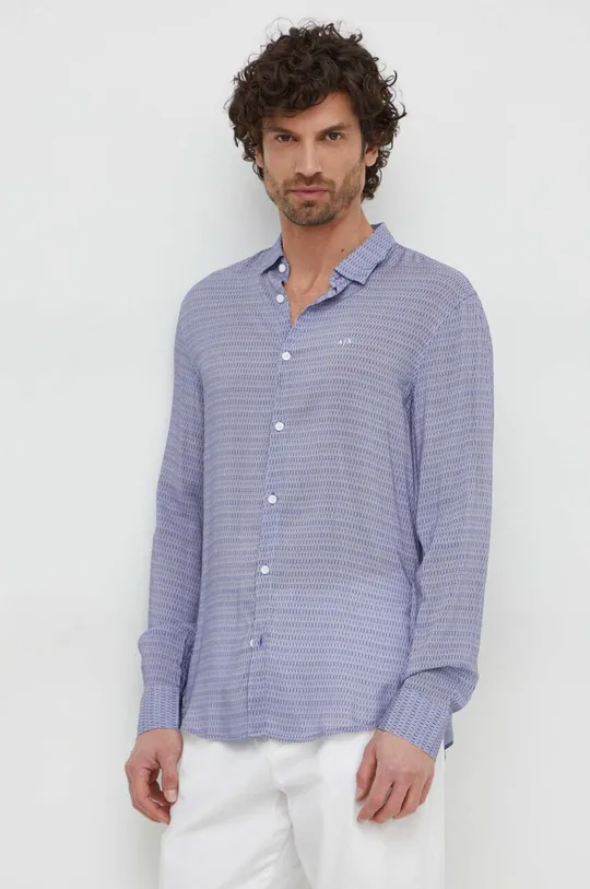 фиолетовой Рубашка Armani Exchange Мужской