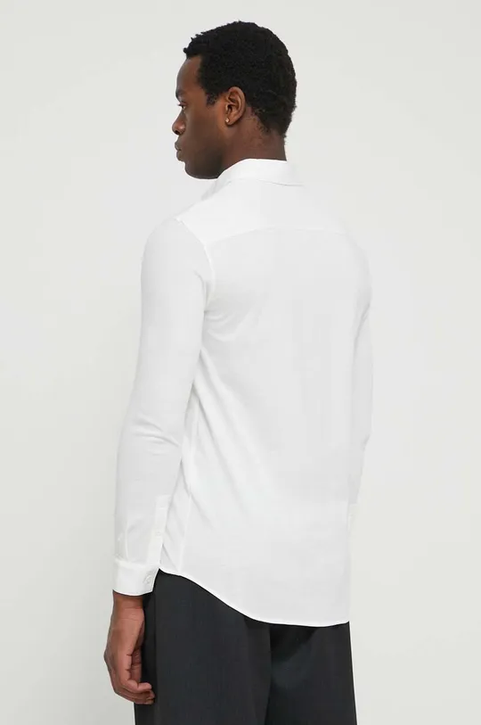 λευκό Βαμβακερό πουκάμισο Armani Exchange