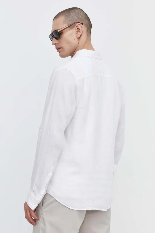 bianco HUGO camicia di lino