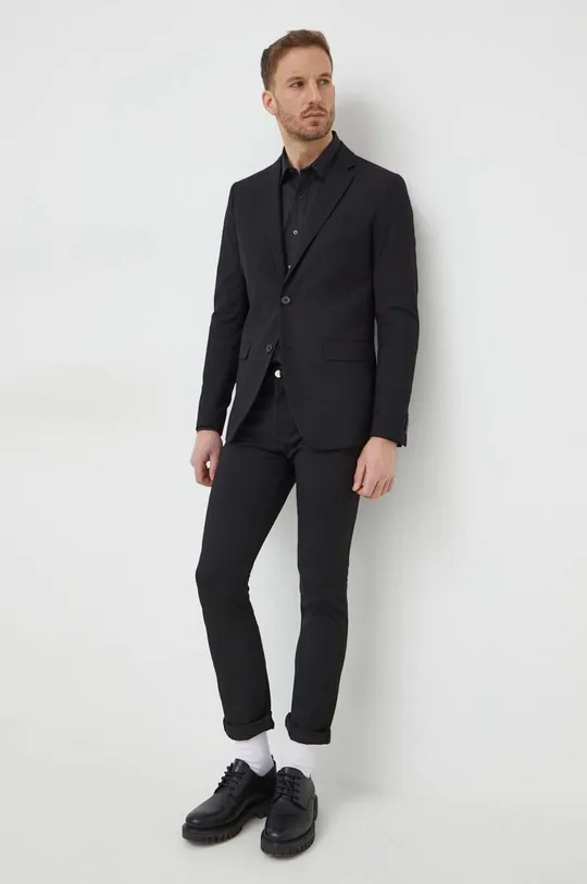 Karl Lagerfeld camicia nero