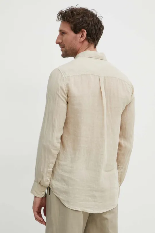 béžová Ľanová košeľa Pepe Jeans PAYTTON