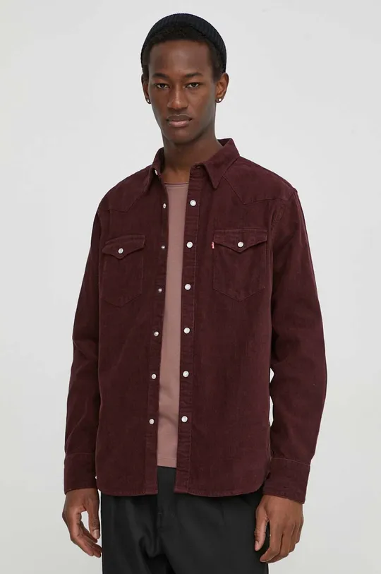 violetto Levi's camicia in cotone Uomo