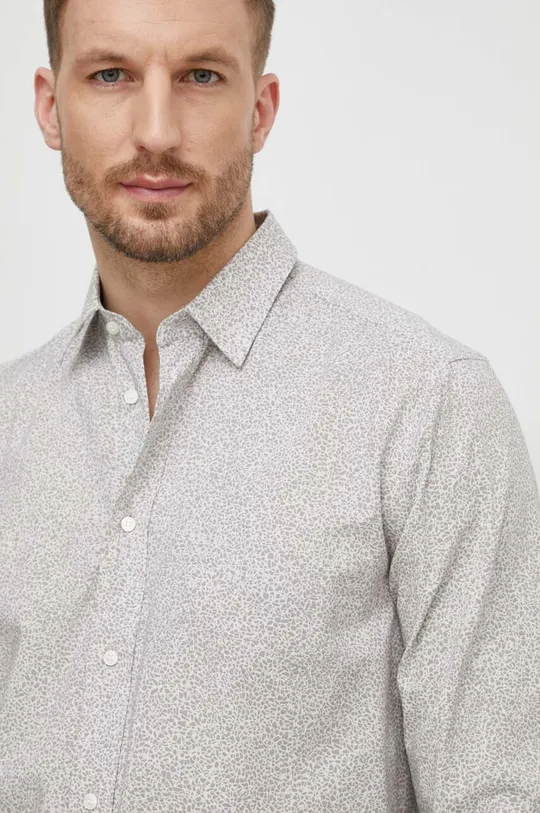 grigio Sisley camicia