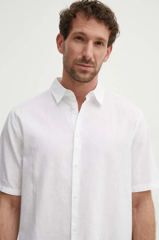 Sisley camicia di lino Uomo