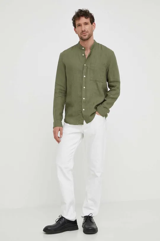 Marc O'Polo camicia di lino 100% Lino