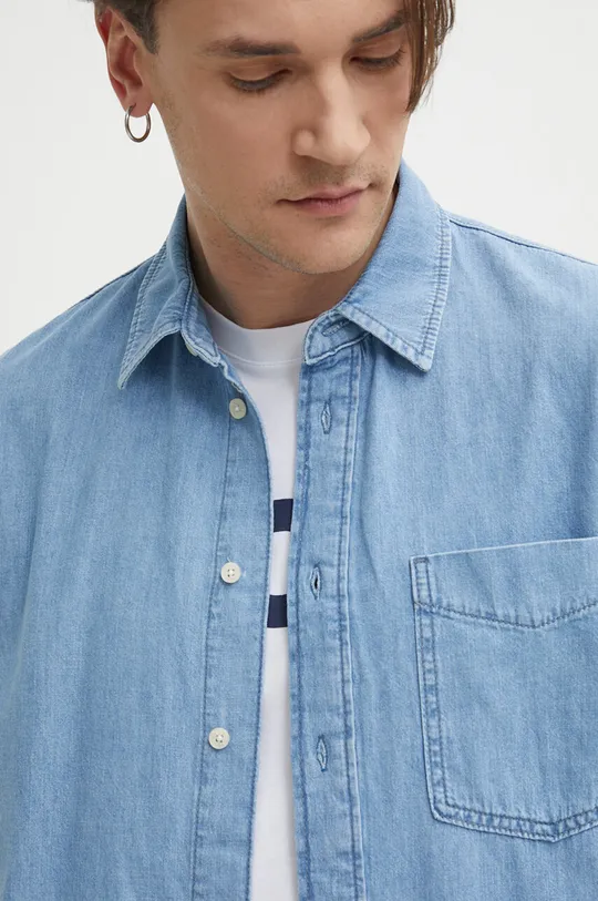 niebieski Marc O'Polo koszula jeansowa