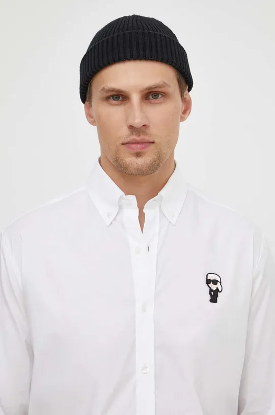 biela Košeľa Karl Lagerfeld Pánsky