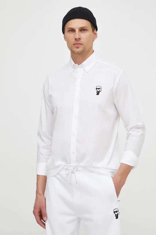 biały Karl Lagerfeld koszula
