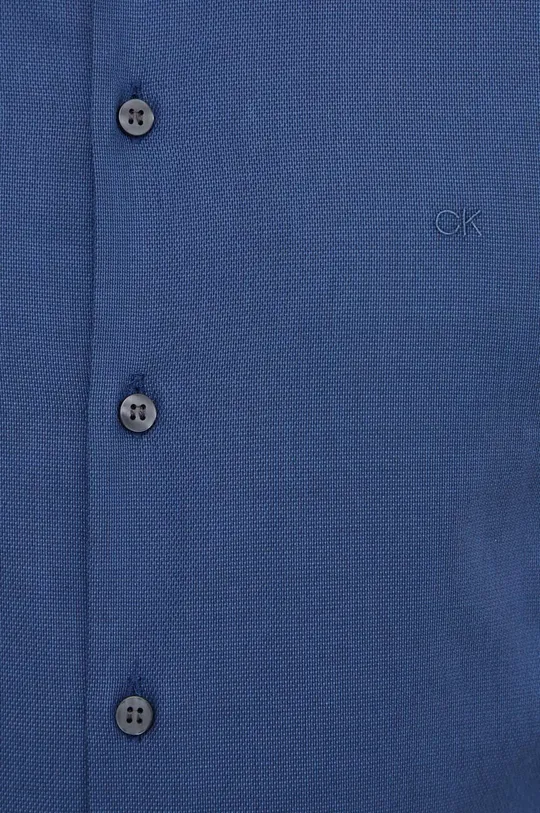 Πουκάμισο Calvin Klein σκούρο μπλε